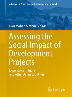 cover image of Assessing the Social Impact of Development Projects
